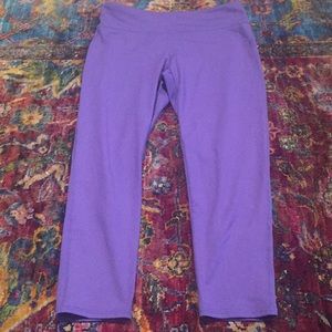 Purple sport leggings